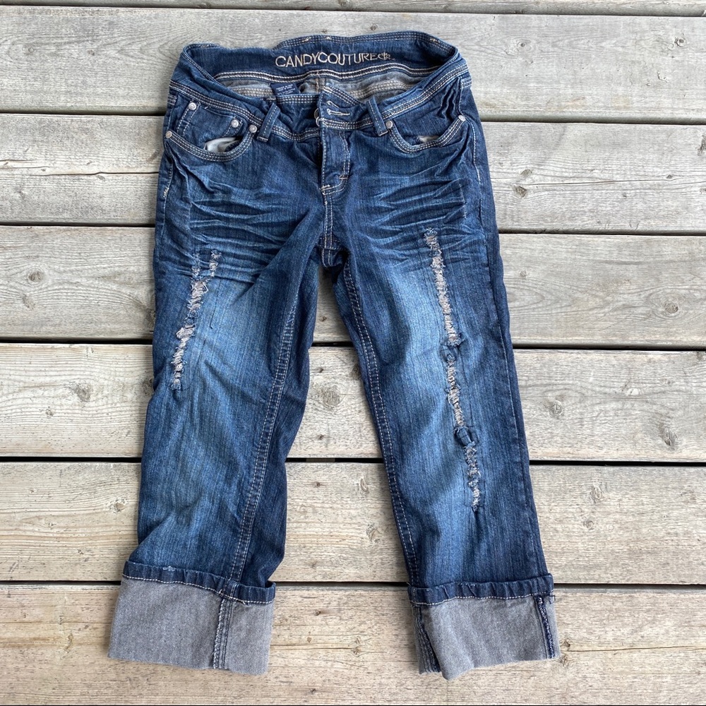 Candy Couture Denim Capris